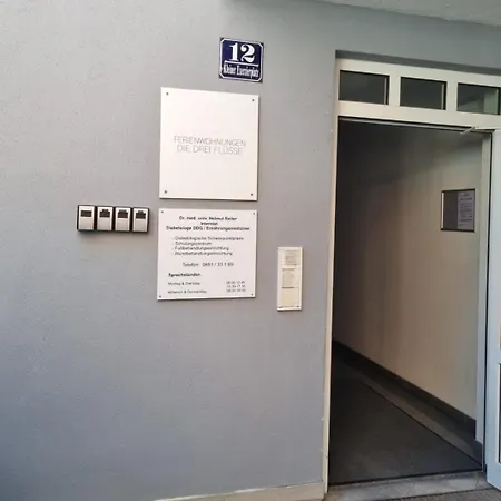 Wohnung Inn - Im Zentrum, Kueche, Parkplatz, Ruhig Gelegen Passau Extérieur photo
